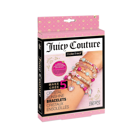 Juicy Couture – Crystal Sunshine Bracelets (190 dijelova) – set za izradu 5 narukvica