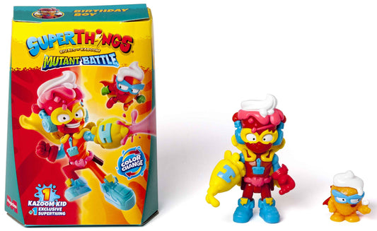 SuperThings Mutant Battle Kazoom Kid – 1 Kazoom Kid + 1 ekskluzivna figurica (Mijenja boju, 3+)