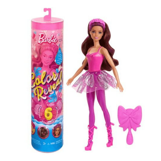 Barbie Color Reveal Lutka – 6 Iznenađenja u Pink Setu za Djecu 3+