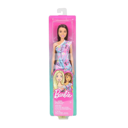 Barbie lutka u šarenoj ljetnoj haljini – moderna igračka za kreativnu igru