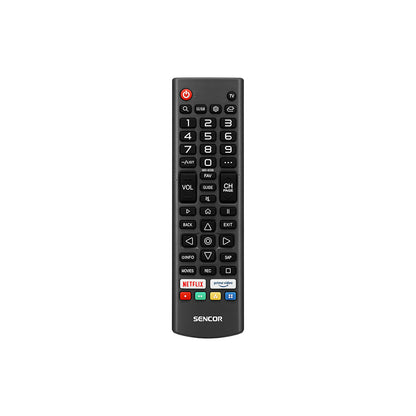 Omega Sencor SLE 65US804B 65" UHD Smart TV s 4K i HDR10 prikazom, moderni televizor s tankim dizajnom