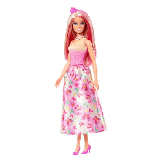 Barbie Dreamtopia princeza lutka u ružičastoj haljini s cvjetnim uzorkom