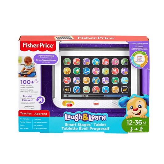 Fisher-Price Laugh & Learn Smart Stages tablet – Edukativna interaktivna igračka za djecu 12-36 mjeseci