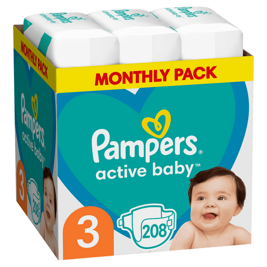 Pampers Pelene Gaćice Jumbo Pack Vel. 3 (Midi) – 208 kom