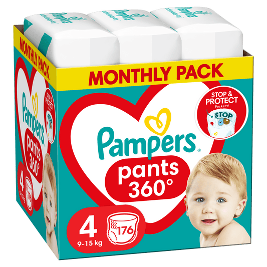 Pampers Pelene Gaćice Mega Box Vel. 4 (Maxi) – 176 kom