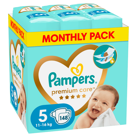 Pampers Premium Care Pelene Vel. 5 (Junior) – 148 kom