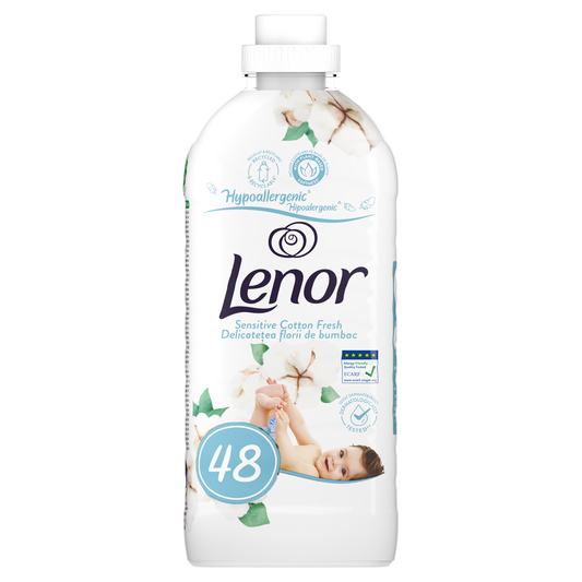 Lenor omekšivač Sensitive – 48 pranja, 1 200 ml