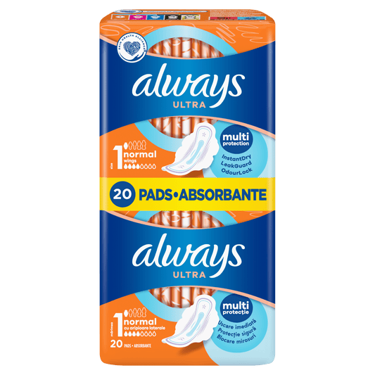 Always Ultra Normal Plus Duo higijenski ulošci – 20 kom