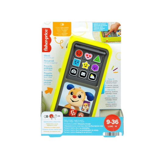 Fisher-Price Laugh & Learn pametni telefon – Edukativna interaktivna igračka za djecu 9-36 mjeseci