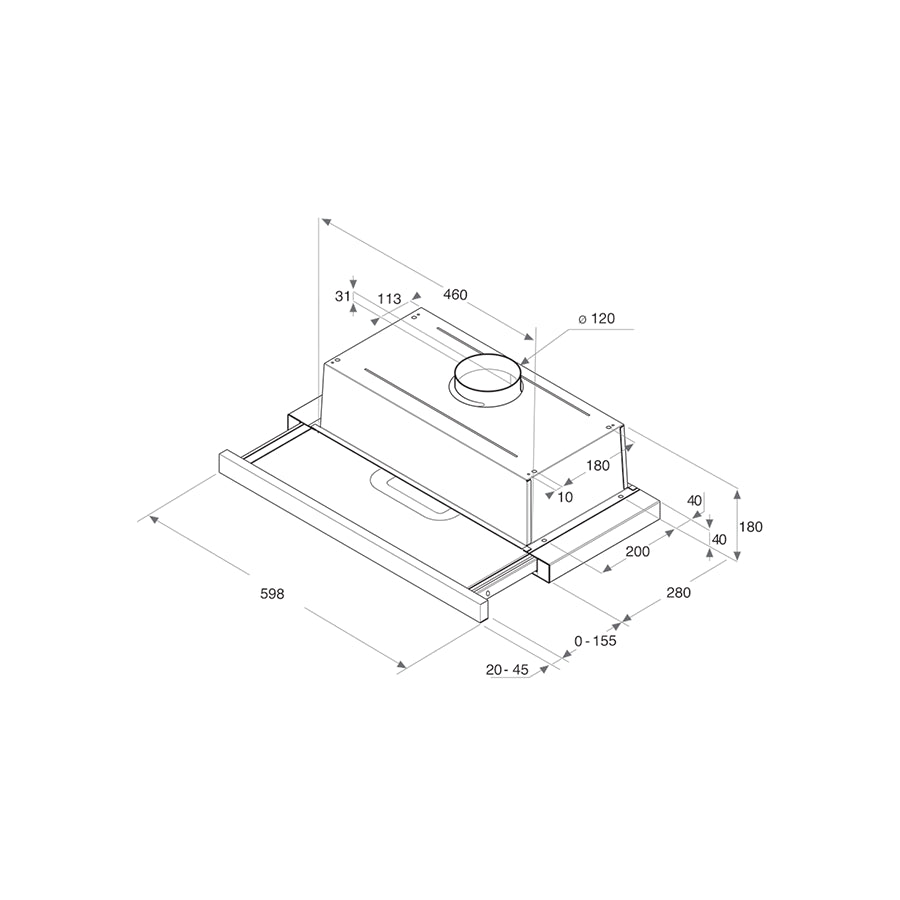 Whirlpool AKR 749/1 NB napa – energetska klasa D, crna