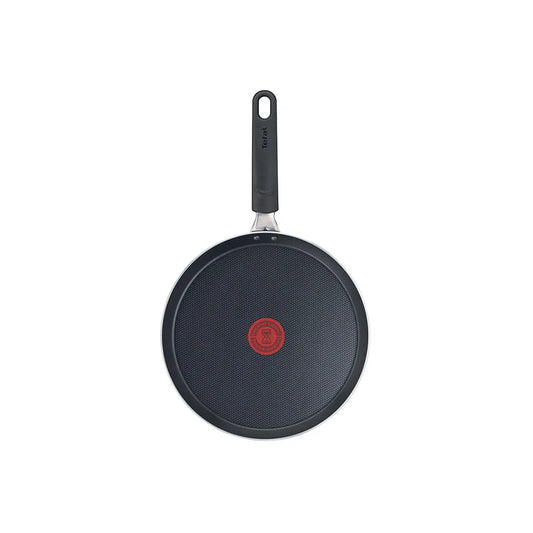 Tefal B5671053 tava za palačinke s neprijanjajućom oblogom, Omega brend, prikaz tave s glatkom površinom i drškom