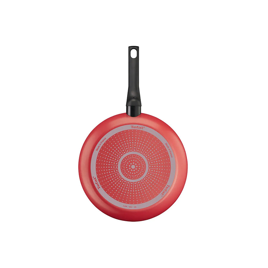 Omega Tefal Easy Clean B5720553 tava s neprijanjajućim premazom, prikazom površine i drške za kuhanje i pečenje.