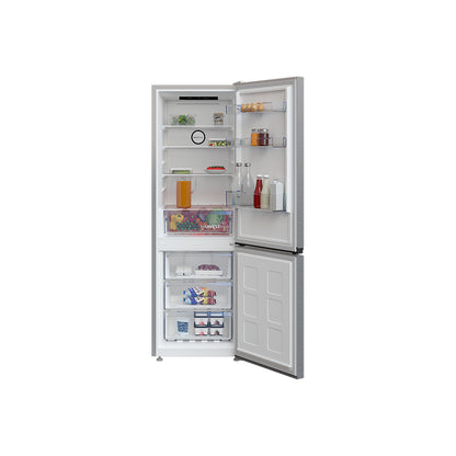 Omega Beko B5RCNA345HXB1 frižider sa zamrzivačem, bijeli s dvokrilnim vratima, unutarnji odjeljci i LED osvjetljenje