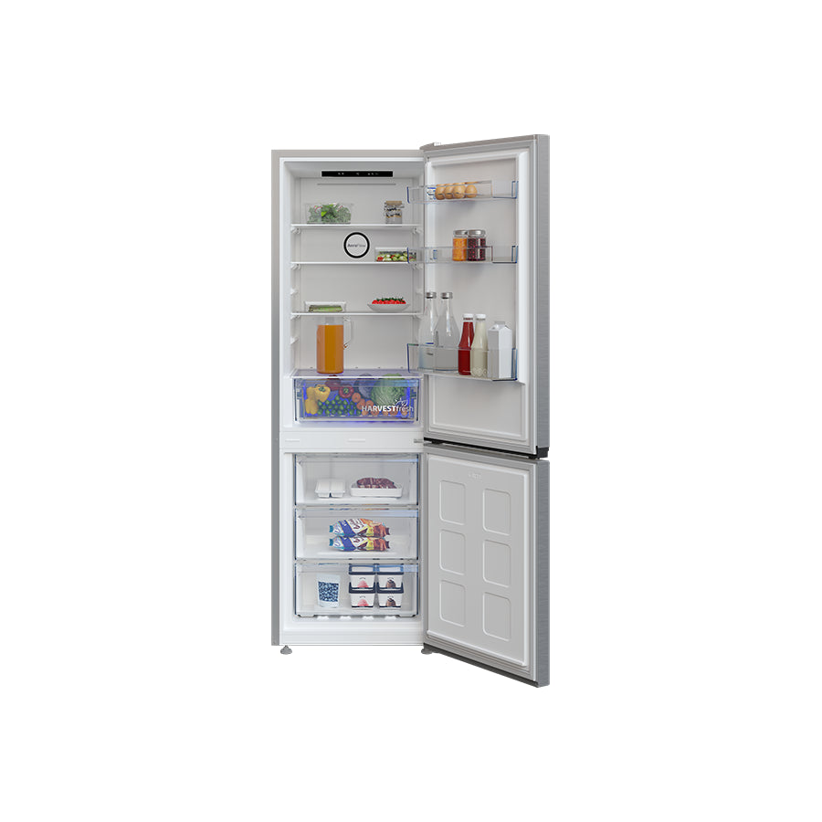 Omega Beko B5RCNA345HXB1 hladnjak sa zamrzivačem, bijeli, s otvorima za vrata i LED rasvjetom u unutrašnjosti