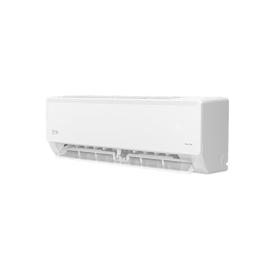 Omega Beko BEHPP 120/121 inverter WiFi klima uređaj s daljinskim upravljačem i modernim dizajnom.