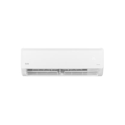 Beko BEHPP 120/121 inverter WiFi klima uređaj, prikazan na slici s daljinskim upravljačem i ventilacijskim otvorima