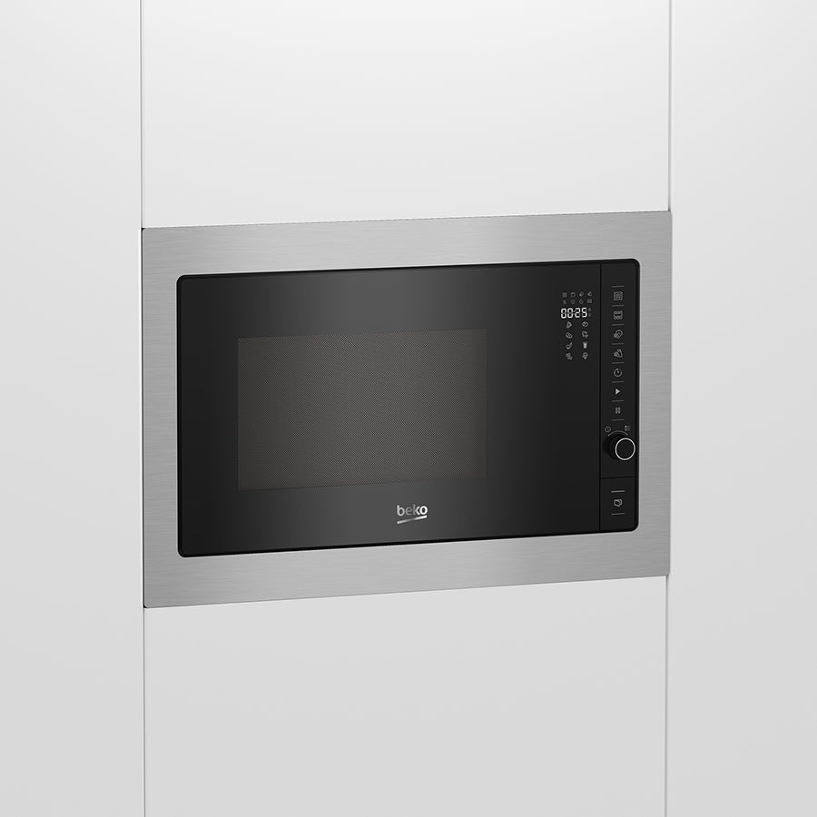 Beko BMOB 20231 X ugradbena mikrovalna pećnica – 20 L, 800 W, 5 nivoa snage, 8 Auto-Cook programa