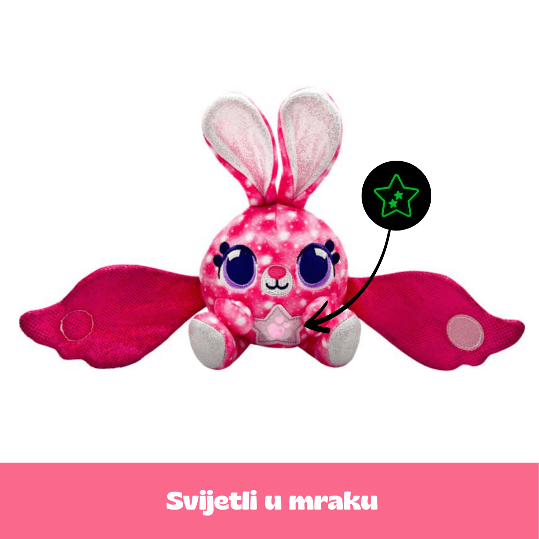 Baby Gemmy plišani zeko Winged Buddies – svjetleća igračka s krilima