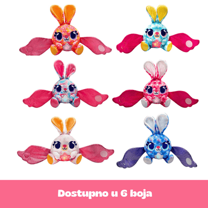 Baby Gemmy plišani zeko Winged Buddies – svjetleća igračka s krilima