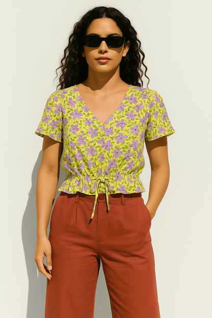 Bluza sa cvjetnim uzorkom