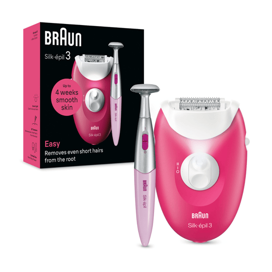 Braun Silk-épil 3 3-202 epilator – jednostavno uklanjanje dlačica i glatka koža do 4 sedmice