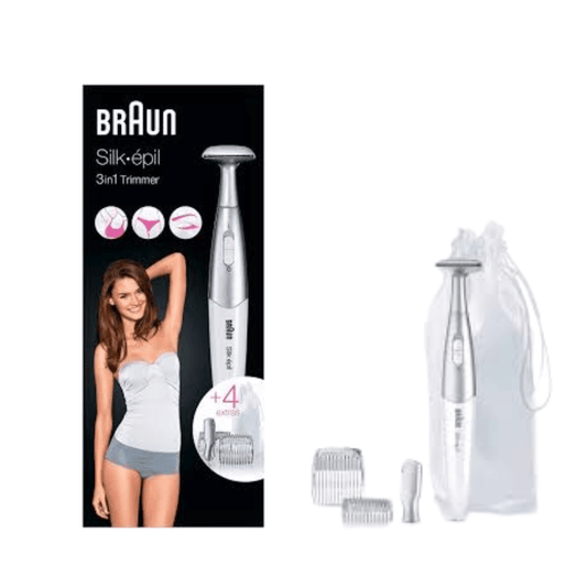 Braun Silk-épil Bikini Styler FG1100 – Precizan trimer za bikini zonu i obrve, bijele boje
