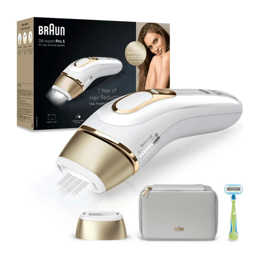 Braun Silk-expert Pro 5 PL 5052 – brza IPL epilacija, do 125 bljesaka/min, SmartSkinAdapt, do 1 g godina glatke kože