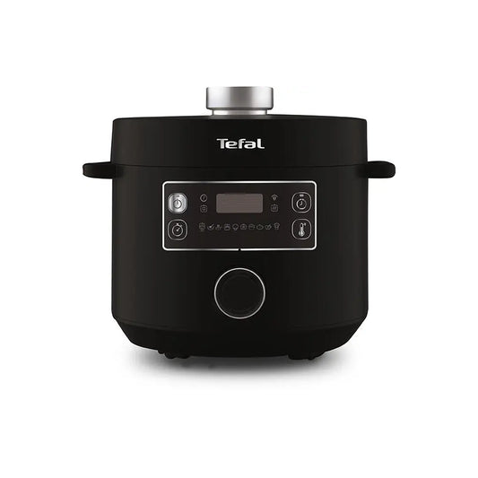 Omega Tefal CY754830 višenamjenski električni lonac s digitalnim zaslonom i raznim funkcijama kuhanja.