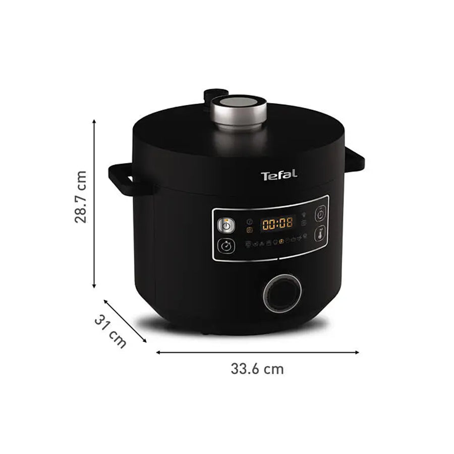 Omega Tefal CY754830 višenamjenski električni lonac, multicooker s digitalnim upravljanjem i raznim funkcijama kuhanja.