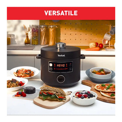 Omega Tefal CY754830 multicooker, višenamjenski električni lonac s digitalnim upravljanjem i raznim funkcijama kuhanja.
