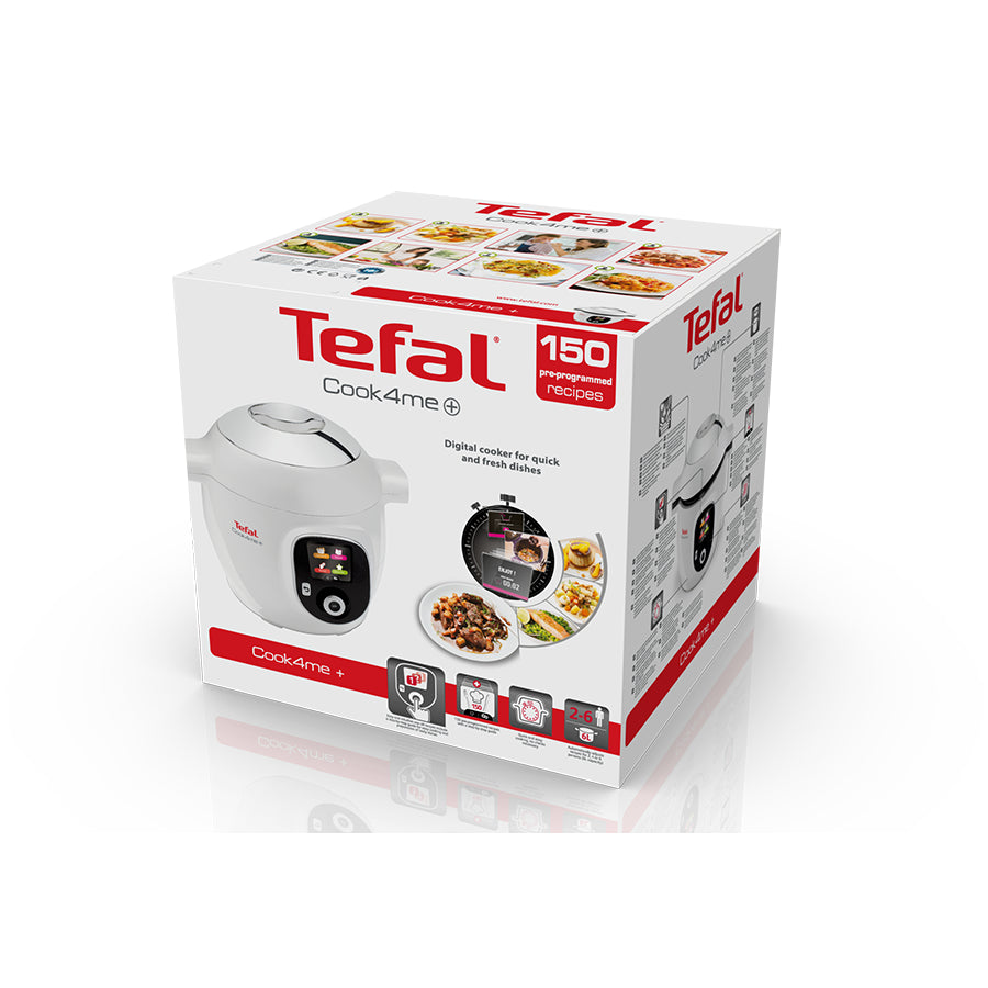 Tefal Cook4Me CY851130 pametni multicooker i ekspres lonac – 150 recepata, do 6 osoba, kuhanje pod pritiskom, odgođeni start