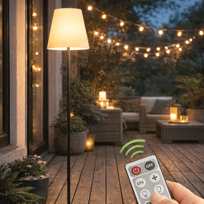 Casalux solar LED podna lampa za vani s daljinskim (promjena boje)