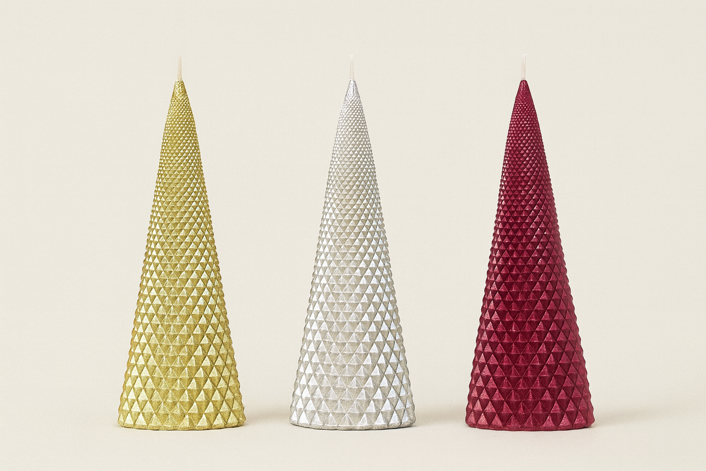 Decoris crvena svijećica s glitterom – 4 h gorenja