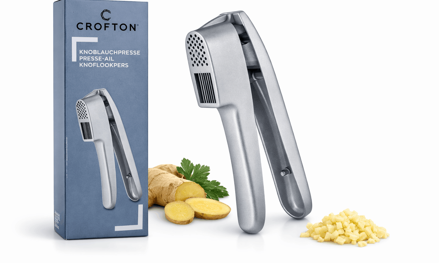 CROFTON presa za bijeli luk i đumbir – aluminij, neprijanjajuća površina