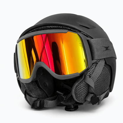 CRANE dječja ski kaciga + skijaške naočale (set) – podesiva, udobna