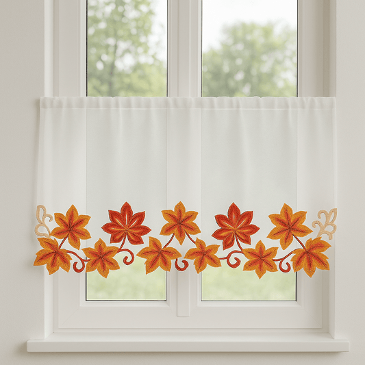 BPC Dekorativna zavjesa s jesenskim motivima – 120x30 cm