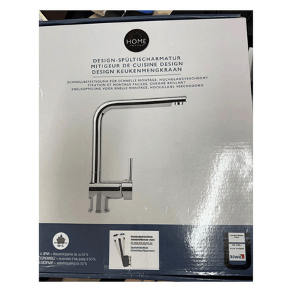 Design kuhinjska slavina HOME Creation – visoki sjaj krom, ECO, brza montaža