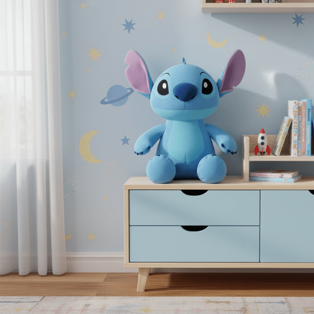 Disney Lilo & Stitch plišana igračka – 25 cm za dječake i djevojčice, poklon za djecu, plavi Stitch