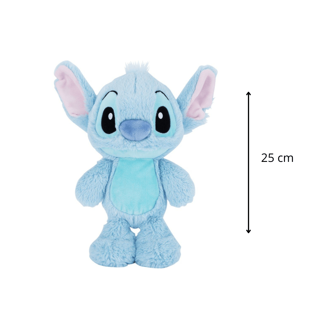 Disney Lilo & Stitch plišana igračka – 25 cm za dječake i djevojčice, poklon za djecu, plavi Stitch