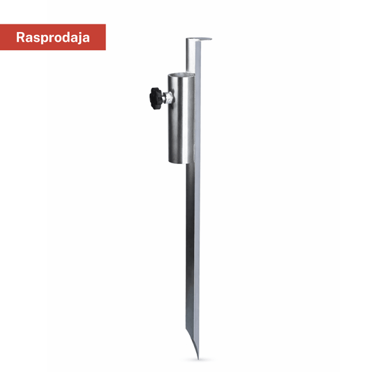 Držač suncobrana sa šiljkom za zemlju Ø 22–32 mm, metal