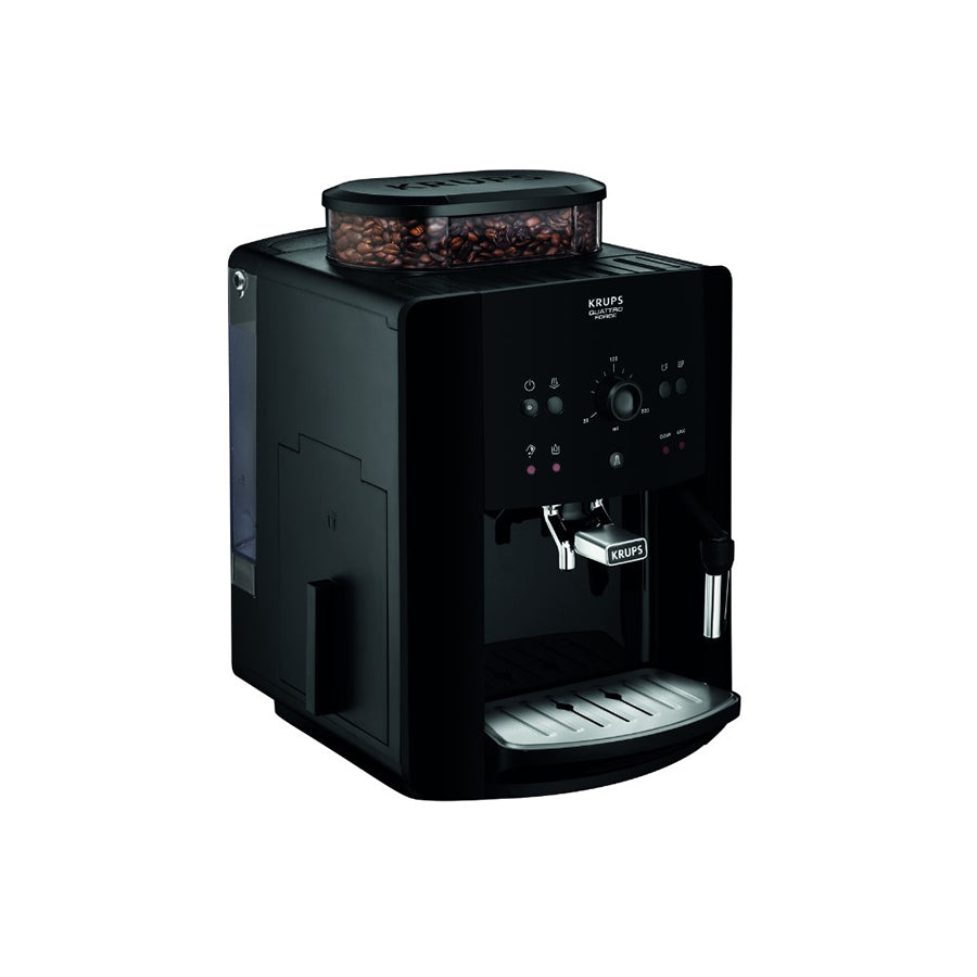Krups EA811010 automatski espresso aparat – 15 bar, 1450 W, metalni mlin, LCD ekran, sistem za mlijeko