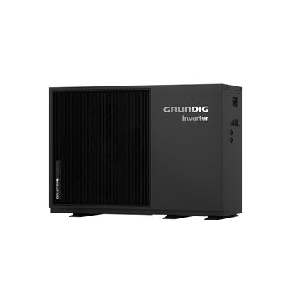 Omega Grundig GHPH-MM12 monoblok toplinska pumpa s R32, A+++ energetska učinkovitost, prikazana na slici.