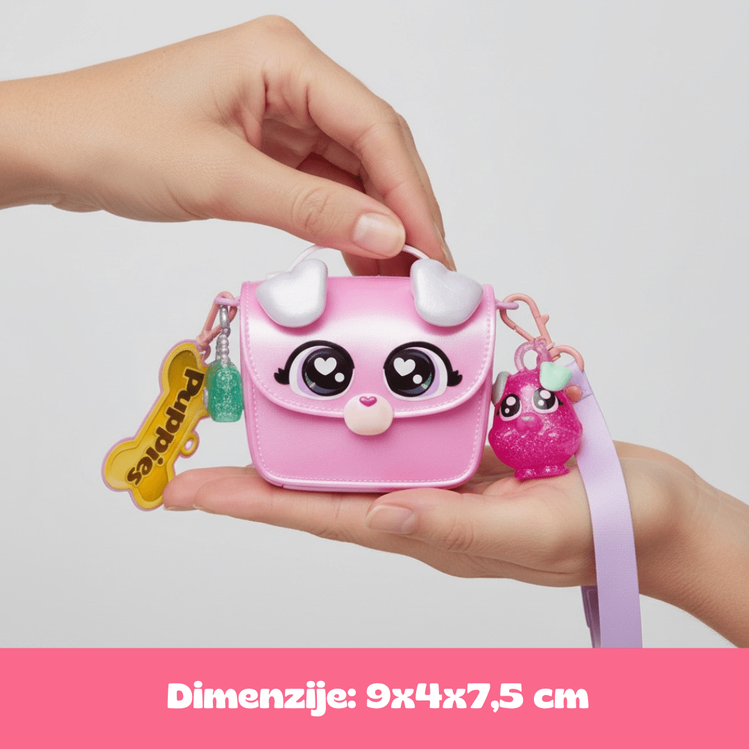 Glam Buddies Puppies mini torbica – set modnih dodataka