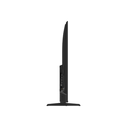 Omega Haier H43K85GUX 43" UHD Smart TV s 4K rezolucijom i modernim dizajnom, prikazuje ekran s jasnim slikama.