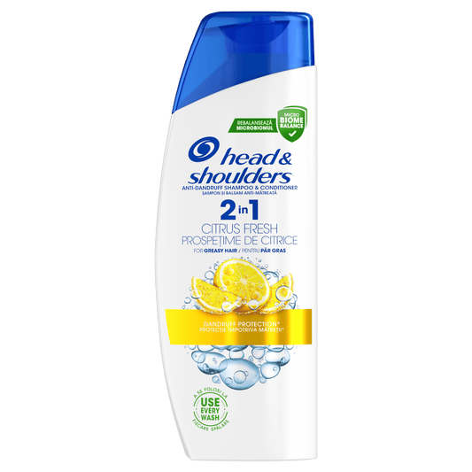 Head & Shoulders 2-u-1 Citrus Fresh – šampon i regenerator za masnu kosu