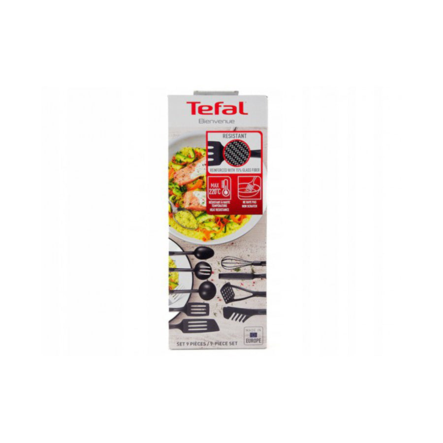 Tefal Bienvenue K001S925 set kuhinjskog pribora 9/1 – najlon ojačan staklenim vlaknima, otporan do 220 °C