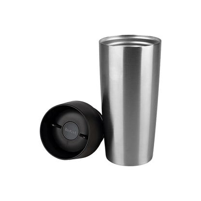 Tefal K3080114 termo putna čaša Omega, staklena s poklopcem za nosenje i očuvanje topline.