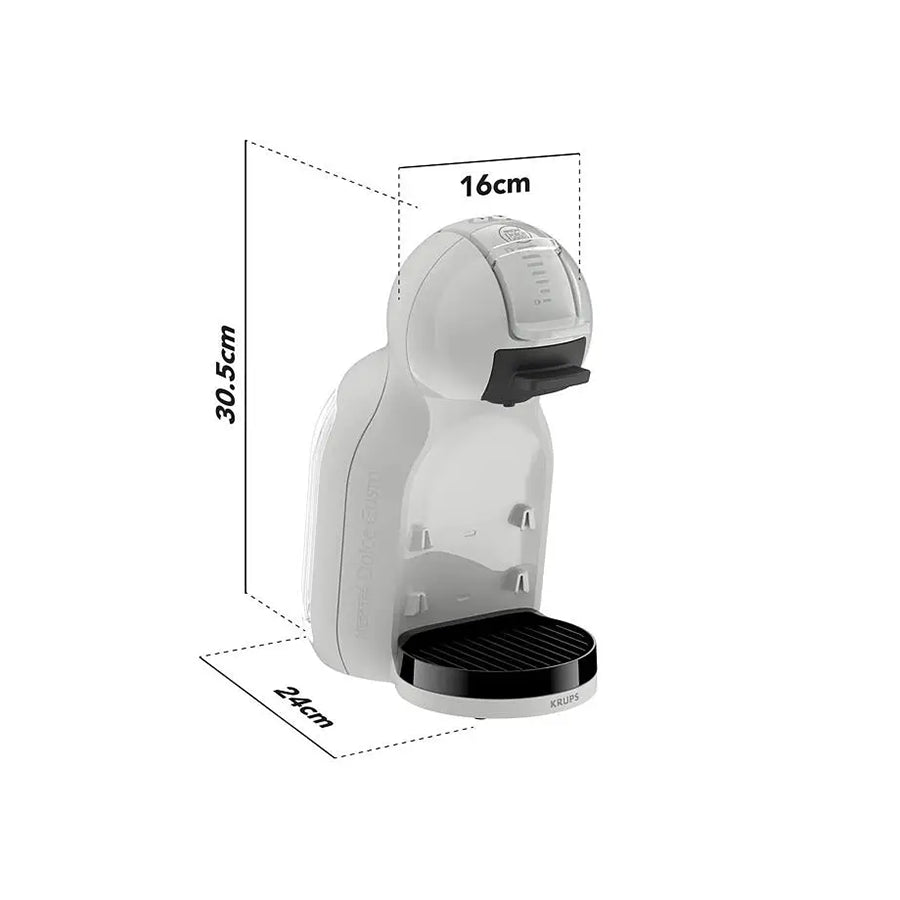 Omega Krups Dolce Gusto Mini Me 2 KP143GF0 aparat za kafu na kapsule s crnim kućištem i jednostavnim dizajnom