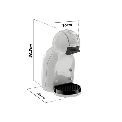 Omega Krups Dolce Gusto Mini Me 2 KP143GF0 aparat za kafu na kapsule s crnim kućištem i jednostavnim dizajnom