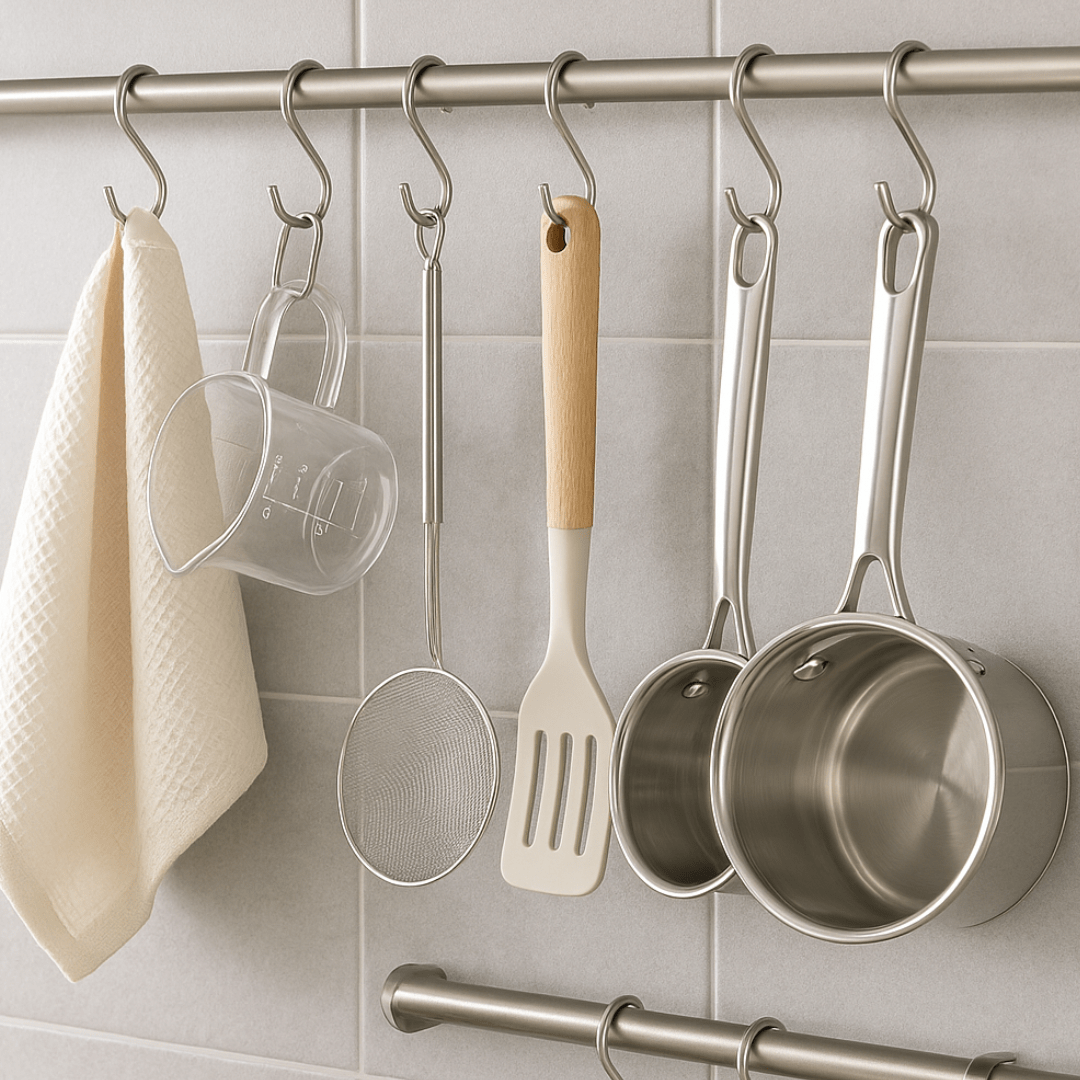 Kuke u obliku slova S 80 x 32 mm (4 kom) – metalne kuke za vješanje